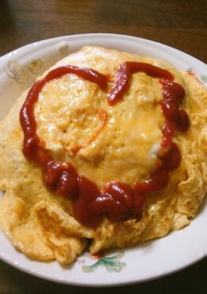 鯖的ふわふわオムライス!-レシピのメイン写真