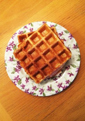 ワッフルメーカーでふわふわワッフル-レシピのメイン写真