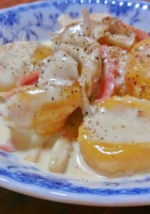 カボチャのニョッキ **クリームソース-レシピのメイン写真