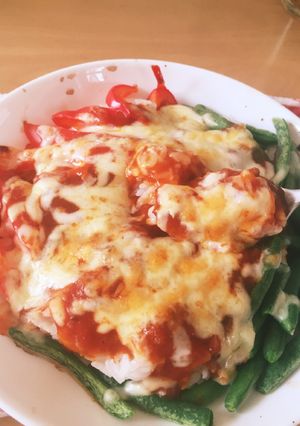 簡単ひとりメシ 野菜のミートドリア-レシピのメイン写真