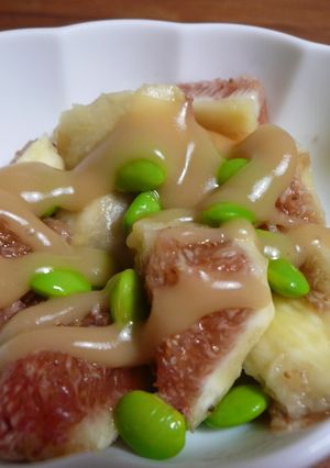 いちじくと枝豆のサラダ-レシピのメイン写真