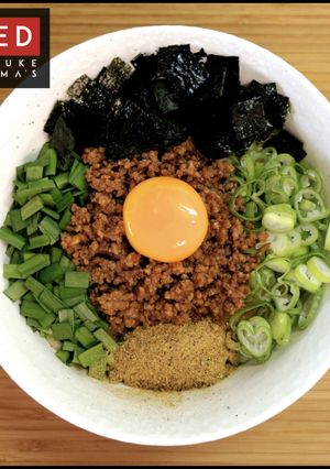 掴め男の胃袋！うどんde台湾まぜそば-レシピのメイン写真