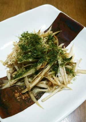 ごぼうと大根の酢醤油炒め-レシピのメイン写真