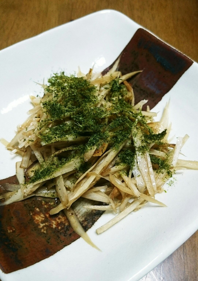 ごぼうと大根の酢醤油炒め-レシピのメイン写真