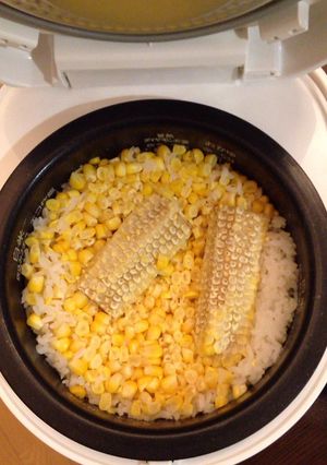 北海道のトウモロコシご飯-レシピのメイン写真