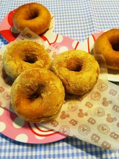 HB☆ピザ生地!豆腐ドーナツ♪きな粉-レシピのメイン写真