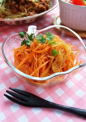 キャロットラペ♡素麺カボチャ入り!-レシピのメイン写真