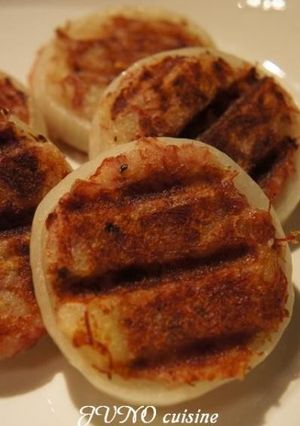 ☆焼きコンビーフポテト・オニオンリング☆-レシピのメイン写真