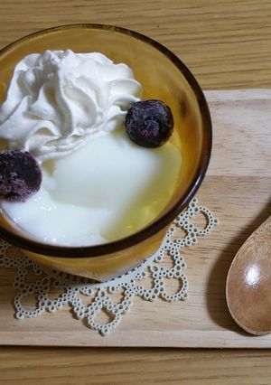 ゼラチンミルクプリン-レシピのメイン写真