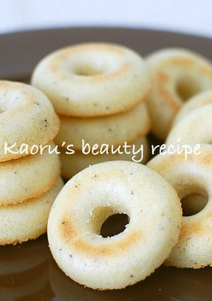 ヘルシーなブラックペッパー焼きドーナッツ-レシピのメイン写真