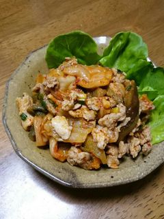⭐豚キムチ茄子⭐-レシピのメイン写真