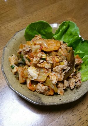 ⭐豚キムチ茄子⭐-レシピのメイン写真