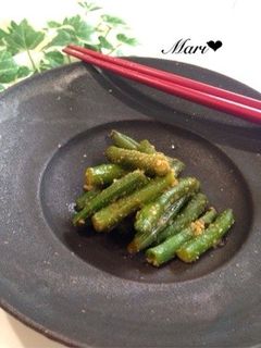 いんげんのすっぱい胡麻和え♬*-レシピのメイン写真