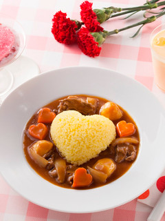 愛情たっぷりハートごはんのカレー-レシピのメイン写真