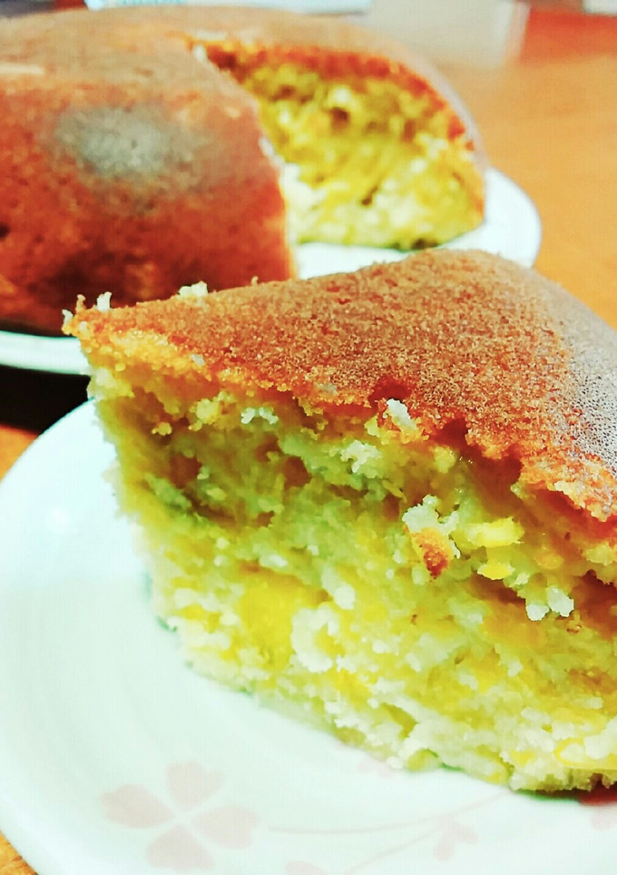 HMと炊飯器で！さつま芋とりんごのケーキ-レシピのメイン写真