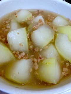 フライパンで大豆ミートと冬瓜のトロトロ煮-レシピのメイン写真