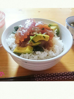 アボカド鮪丼-レシピのメイン写真