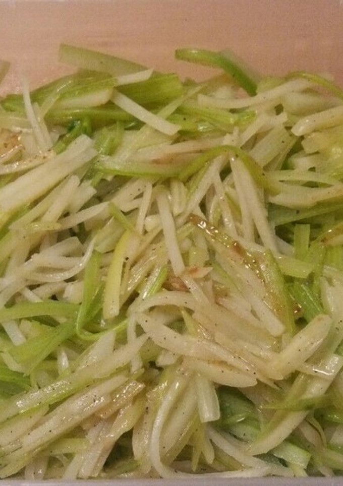 セロリとじゃがいもの炒めもの-レシピのメイン写真