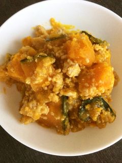 うまか~鶏挽肉の南瓜そぼろ煮-レシピのメイン写真