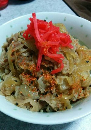 簡単♪ホントに美味しい牛丼♪-レシピのメイン写真