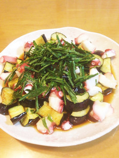 冷やし中華のたれで*なすの揚げびたし*-レシピのメイン写真