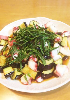 冷やし中華のたれで*なすの揚げびたし*-レシピのメイン写真
