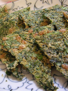 春菊と納豆のふわふわ焼き-レシピのメイン写真