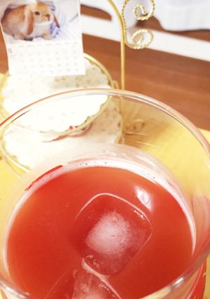やみつき♡レモン炭酸トマトジュース☆*+-レシピのメイン写真
