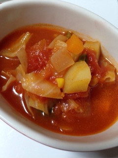簡単!トマト缶でミネストローネ-レシピのメイン写真