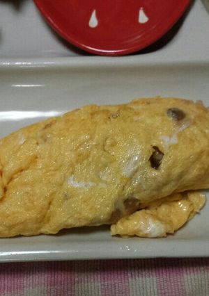 超簡単！しめじでカサ増し！オムレツ-レシピのメイン写真