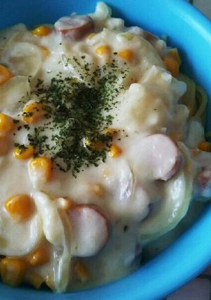 とろとろ簡単！クリームパスタ！-レシピのメイン写真