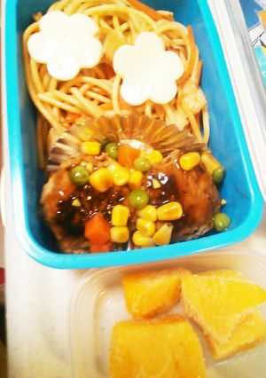 チビ夏の弁当*ナポリタン-レシピのメイン写真