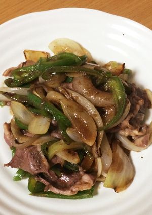 「源たれ」豚ハツ炒め-レシピのメイン写真