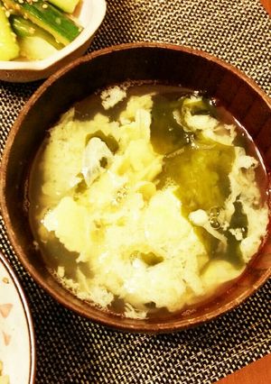ふわふわ♪かき玉汁。-レシピのメイン写真