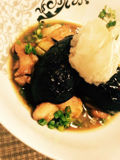 肉じゃがリメイク〜茄子と鶏肉のみぞれ煮-レシピのメイン写真