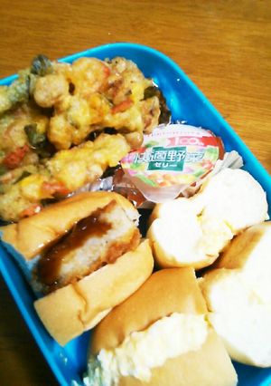 チビ夏の弁当*ドックサンド弁当-レシピのメイン写真