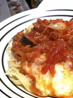 茄子とモッツァレラのトマトパスタ-レシピのメイン写真
