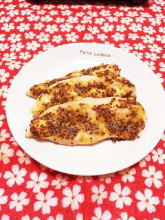 ダイエットにも◎ササミのマスタード焼き-レシピのメイン写真