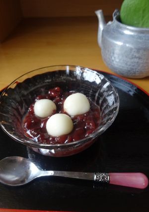 市販のあずき缶で簡単！冷やしぜんざい-レシピのメイン写真