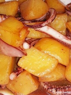 焼き肉のタレでイカじゃがバター醤油炒め-レシピのメイン写真