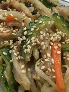 簡単‼ゴーヤ入り肉野菜炒め-レシピのメイン写真