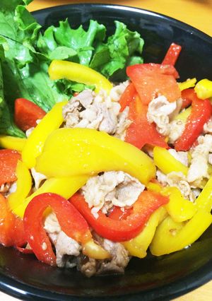 ＊パプリカ豚丼＊-レシピのメイン写真