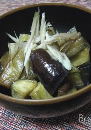 超簡単!ナスとミョウガの煮びたし-レシピのメイン写真