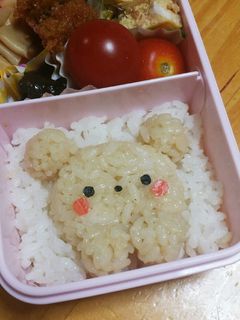 クマさん キャラ弁-レシピのメイン写真