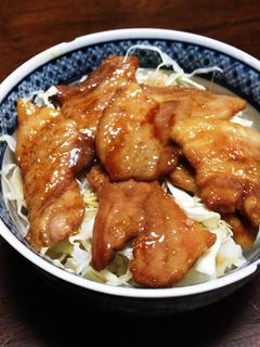 豚バラの蒲焼き丼-レシピのメイン写真