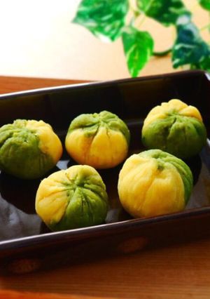 簡単＊さつまいもの2色茶巾♪-レシピのメイン写真