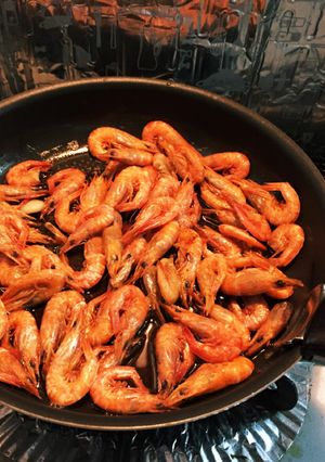 お酒のお供に☆カリカリがら海老の煮物-レシピのメイン写真