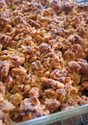 WalnutsCrumbTopping-レシピのメイン写真