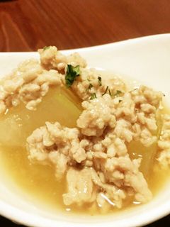 簡単冬瓜そぼろあんかけ-レシピのメイン写真