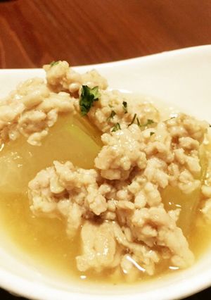 簡単冬瓜そぼろあんかけ-レシピのメイン写真